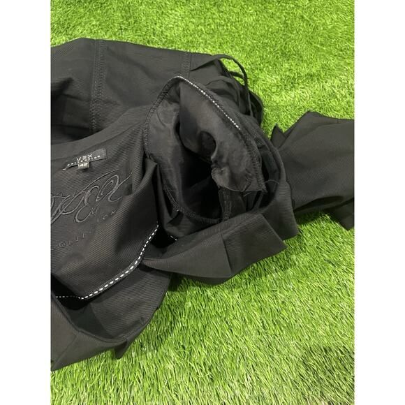 Vex Collection Women's Two-Button 90's Blazer Black Stretch Lightweight 42 - Picture 7 of 9